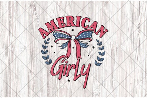 4th of July American Girly PNG, Coquette Graphics