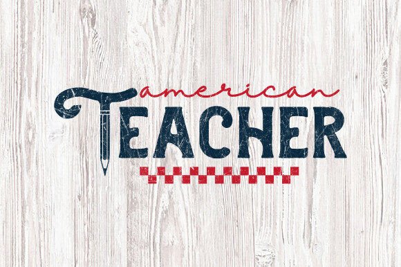 American Coquette 4th of July Teacher Graphics