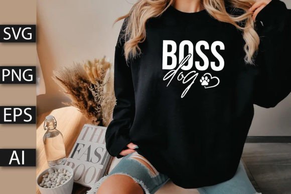 Boss Dog Graphics for T-Shirt Designs