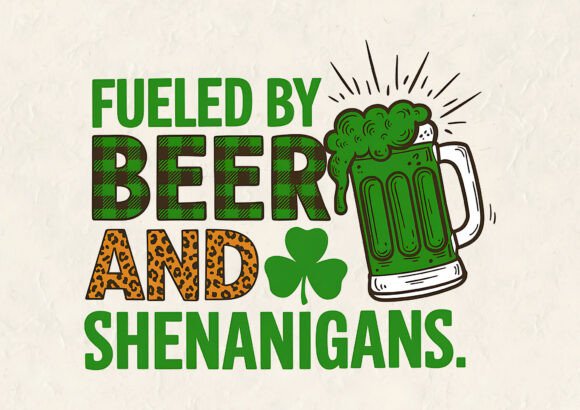 Fueled by Beer and T-Shirt Designs Graphics