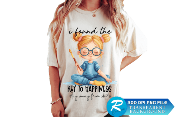I Found the Key to Happiness Sublimation Graphics