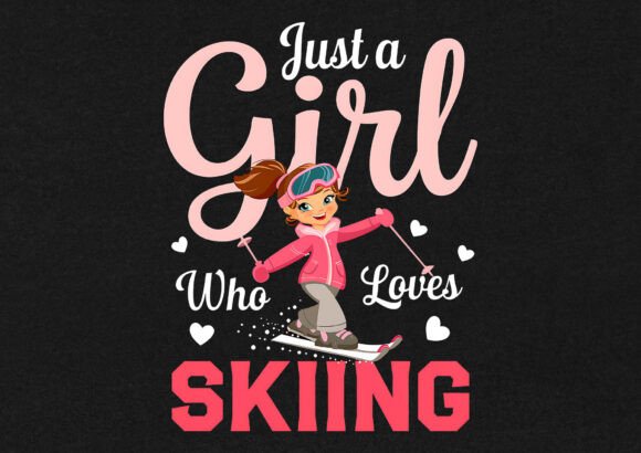 Just a Girl Who Loves T-Shirt Designs Graphics