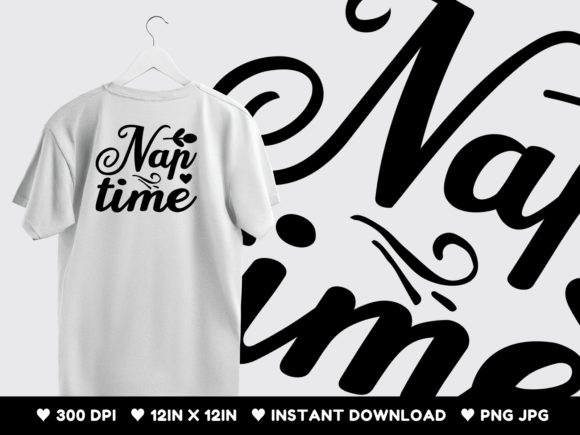 Nap Time Graphics for T-Shirt Designs