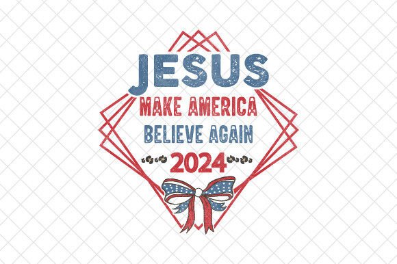 Retro America Patriotic 4th of July 2024 Graphics