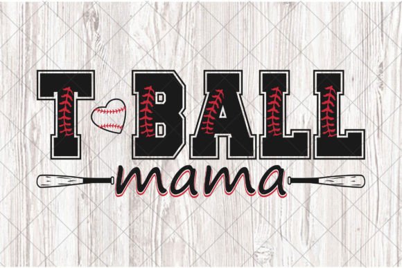 T-Ball Mom PNG Graphics for T-Shirt Designs